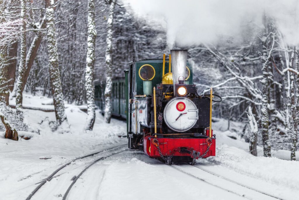 tren en la nieve con RC VIAJES